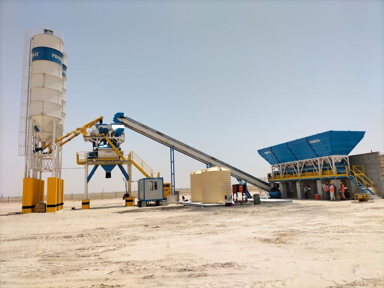 Promax Stationary Concrete Batching Plant S130-TWN (130m/h) - Pabrik beton: gambar 1 Promax Stationary Concrete Batching Plant S130-TWN (130m/h) - Pabrik beton: gambar 1
