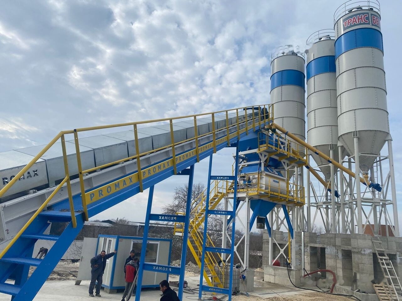 Promax Stationary Concrete Batching Plant S130-TWN (130m/h) - Pabrik beton: gambar 4 Promax Stationary Concrete Batching Plant S130-TWN (130m/h) - Pabrik beton: gambar 4