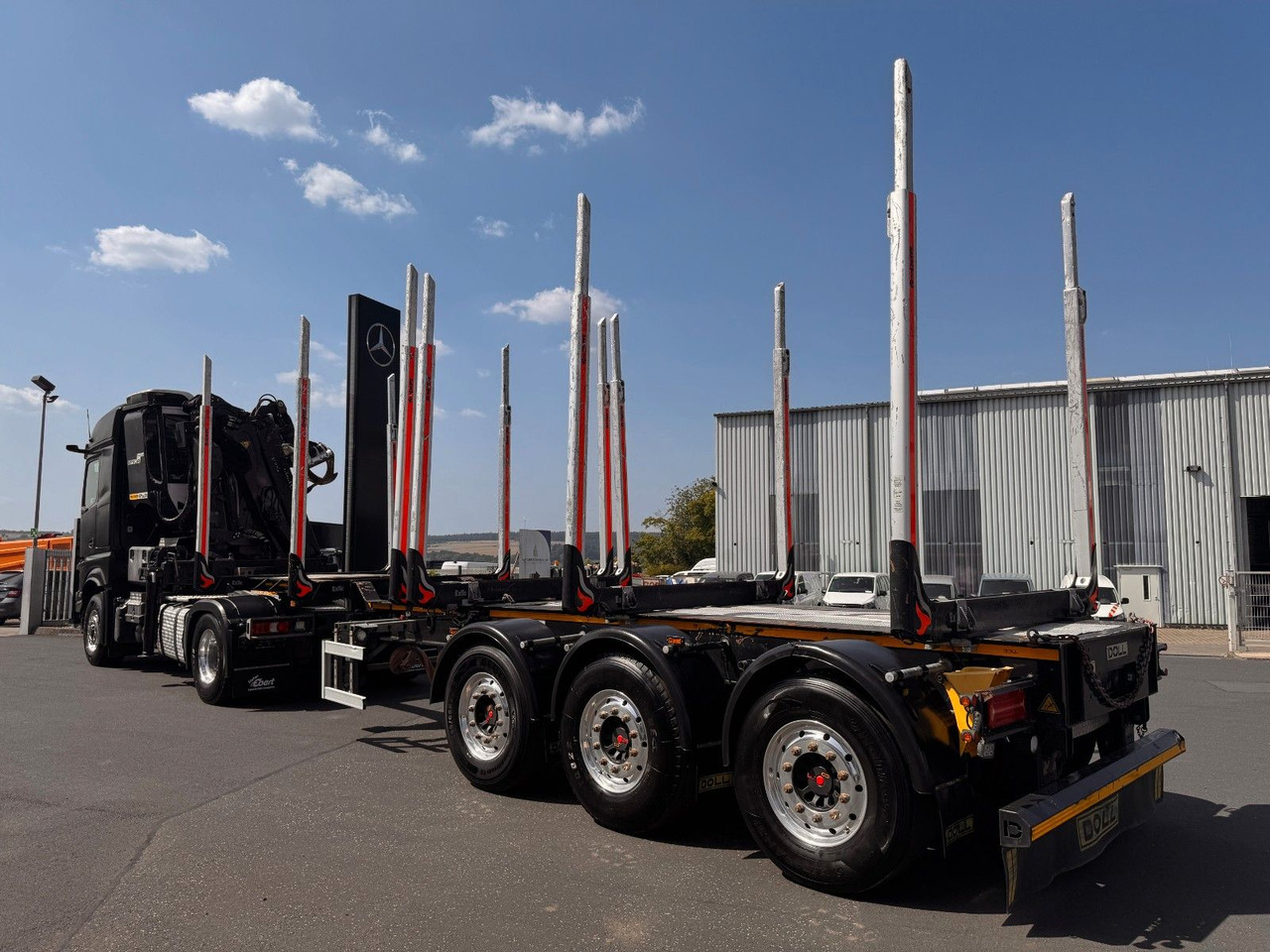 Doll H3L-14X Langholz Lift+Lenkachse - Semi-trailer pengangkut kayu: gambar 2 Doll H3L-14X Langholz Lift+Lenkachse - Semi-trailer pengangkut kayu: gambar 2