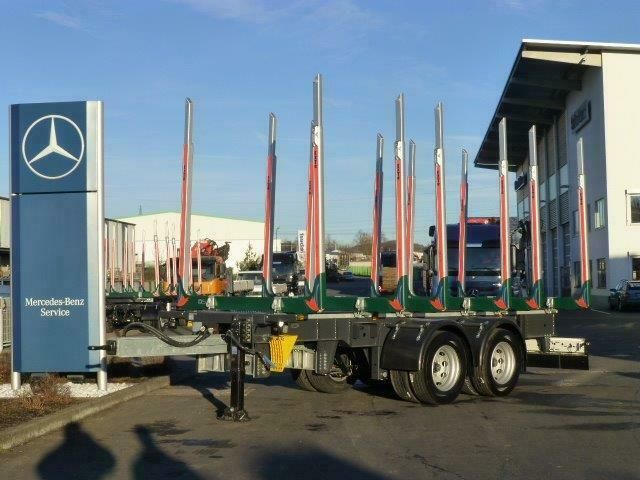 Ebert KHZA 18 Tandem-Kurzholz-Anhänger NEU - Trailer pengangkut kayu: gambar 2 Ebert KHZA 18 Tandem-Kurzholz-Anhänger NEU - Trailer pengangkut kayu: gambar 2