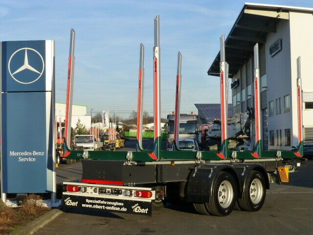 Ebert KHZA 18 Tandem-Kurzholz-Anhänger NEU - Trailer pengangkut kayu: gambar 3 Ebert KHZA 18 Tandem-Kurzholz-Anhänger NEU - Trailer pengangkut kayu: gambar 3