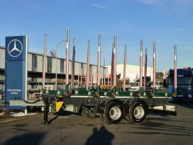 Ebert KHZA 18 Tandem-Kurzholz-Anhänger NEU - Trailer pengangkut kayu: gambar 1 Ebert KHZA 18 Tandem-Kurzholz-Anhänger NEU - Trailer pengangkut kayu: gambar 1