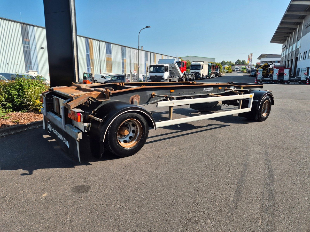 Hüffermann HSA 18.70 P BPW 14.582kg Nutzlast - Trailer sasis: gambar 4 Hüffermann HSA 18.70 P BPW 14.582kg Nutzlast - Trailer sasis: gambar 4
