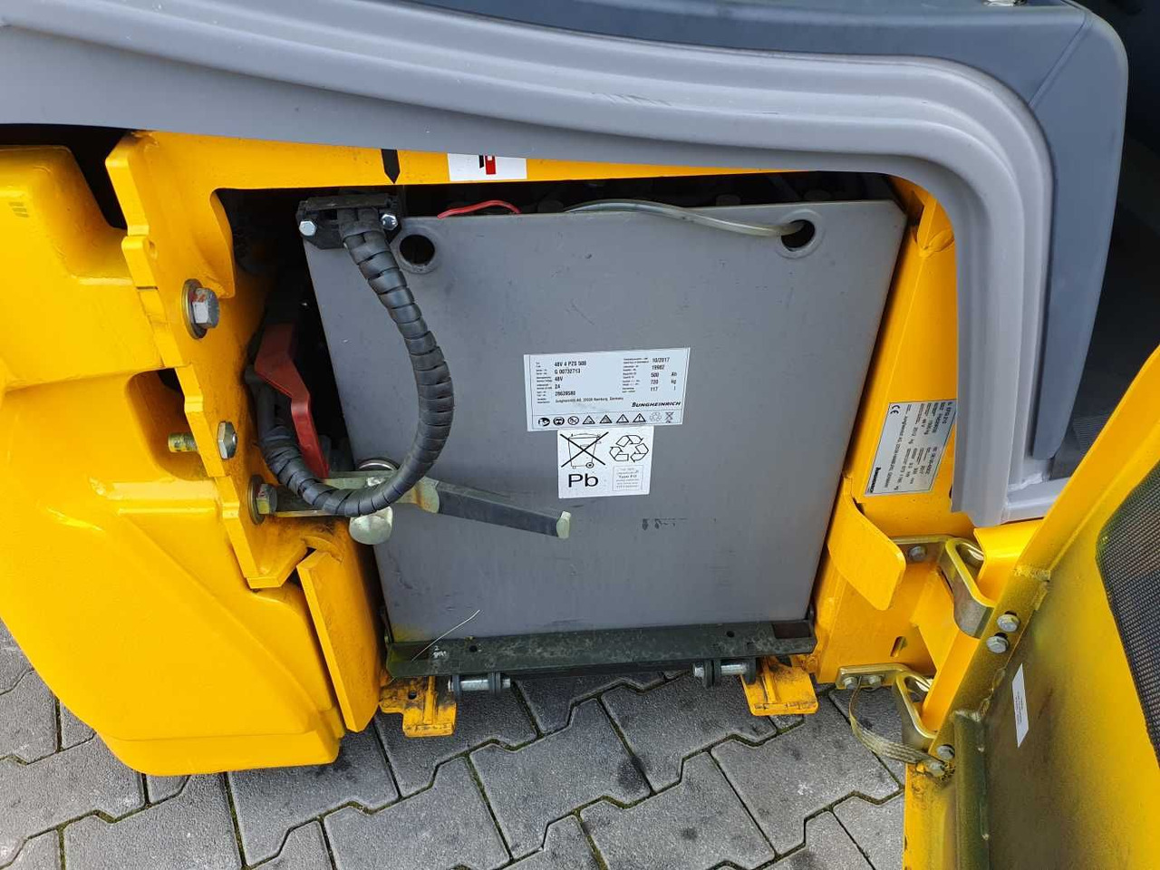 Forklift listrik Jungheinrich EFG 215 / Triplex: 4.25m! / SS / nur 2.184h!: gambar 11