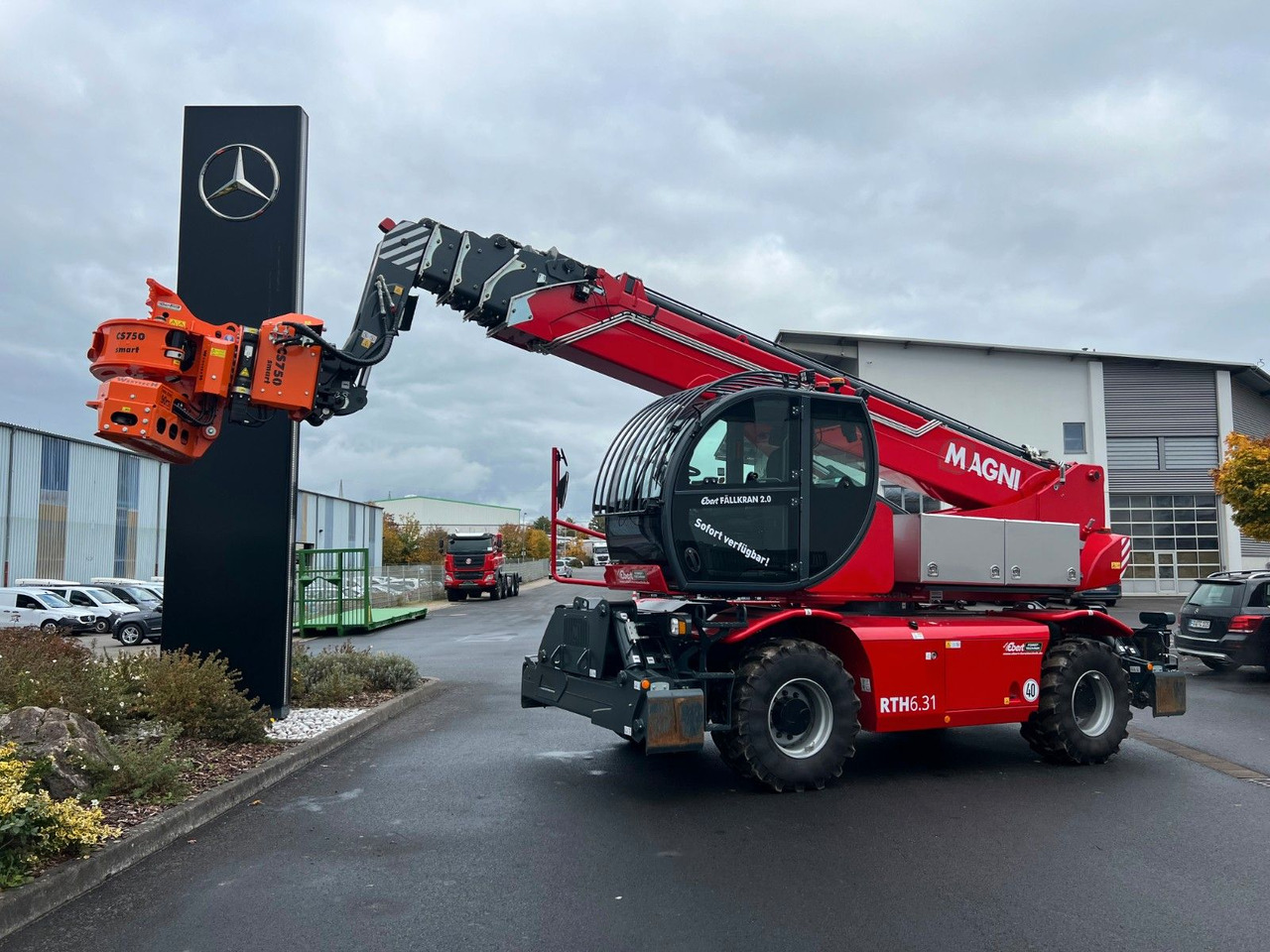 Magni RTH 6.31 SH / Fällkran 2 / Westtech CS750 - Telehandler: gambar 1 Magni RTH 6.31 SH / Fällkran 2 / Westtech CS750 - Telehandler: gambar 1