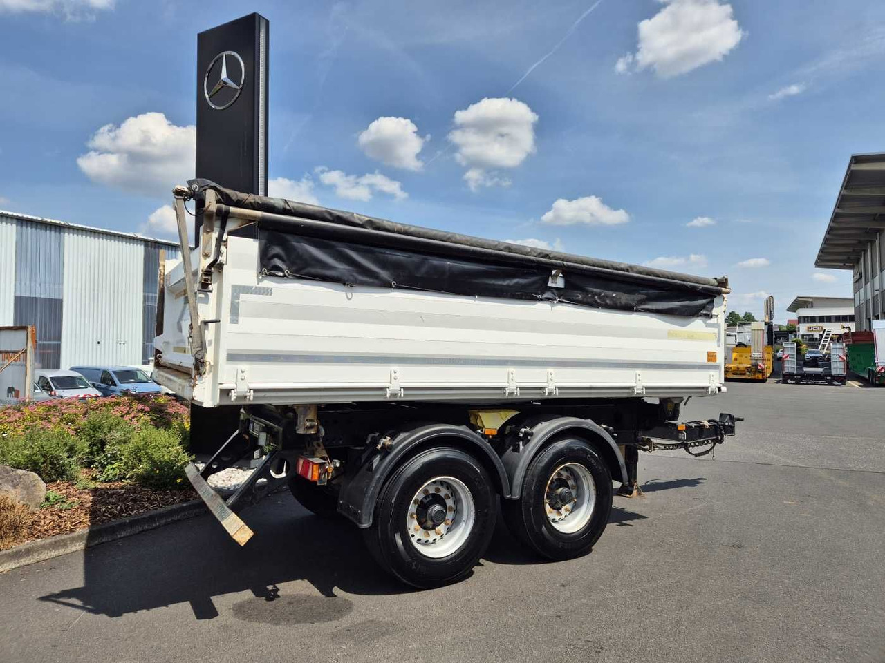 Meiller MZDA D 316 BPW Liftachse 50er Öse Plane - Trailer jungkit: gambar 4 Meiller MZDA D 316 BPW Liftachse 50er Öse Plane - Trailer jungkit: gambar 4