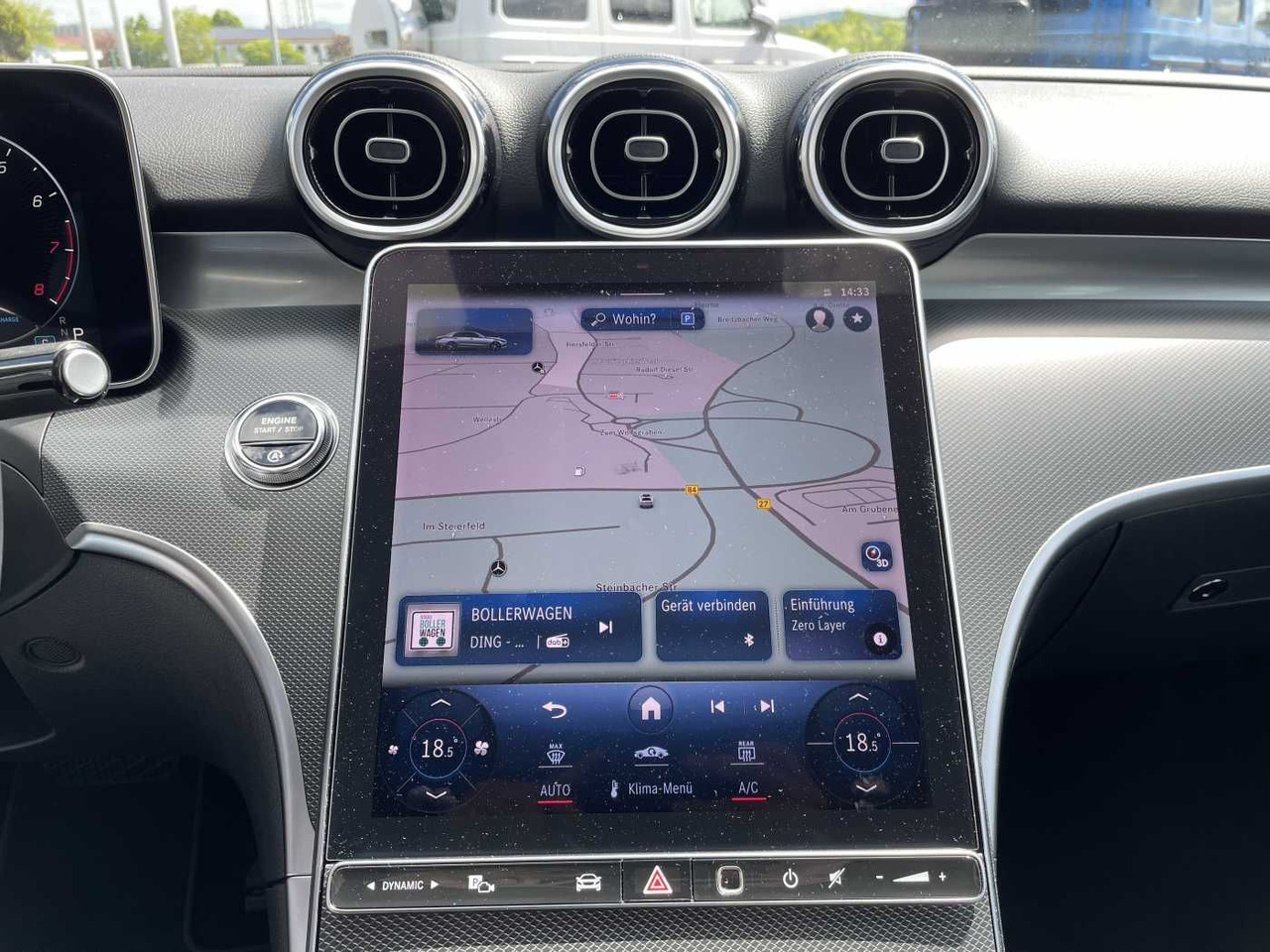 Mobil sedan Mercedes-Benz C 180 9G Avantgarde Memory+Distr+ 360°+Keyless+L: gambar 12