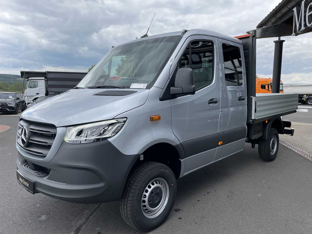 Mercedes-Benz Sprinter 319 CDI 4x4 DoKa Klima Stdheiz AHK LED - Van flatbed: gambar 3 Mercedes-Benz Sprinter 319 CDI 4x4 DoKa Klima Stdheiz AHK LED - Van flatbed: gambar 3