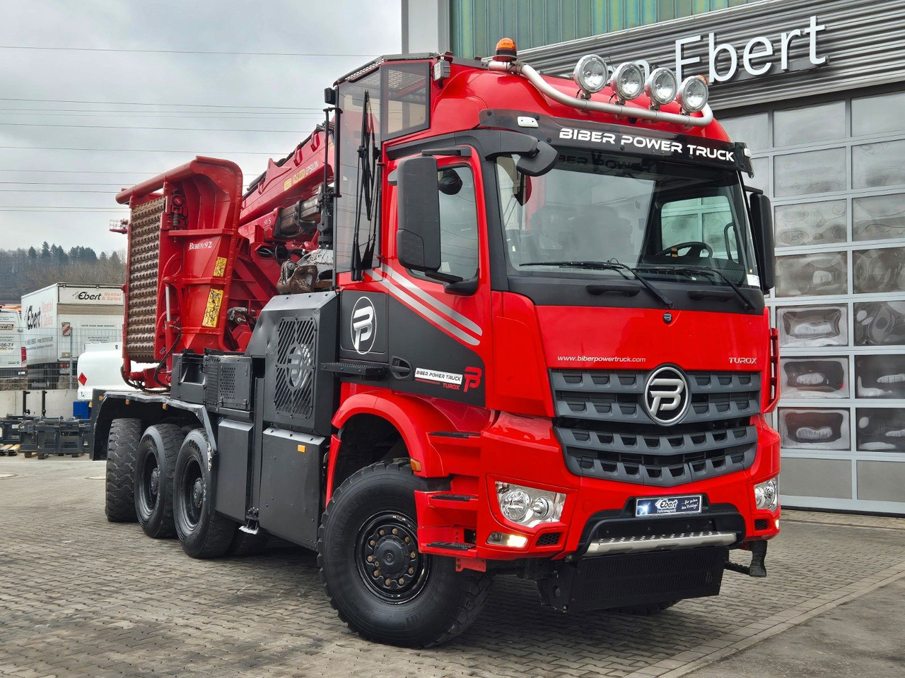 Mercedes-Benz TUROX 8x8 Eschlböck Biber 92 Holzhacker / 1.512h - Truk logging, Truk derek: gambar 4 Mercedes-Benz TUROX 8x8 Eschlböck Biber 92 Holzhacker / 1.512h - Truk logging, Truk derek: gambar 4