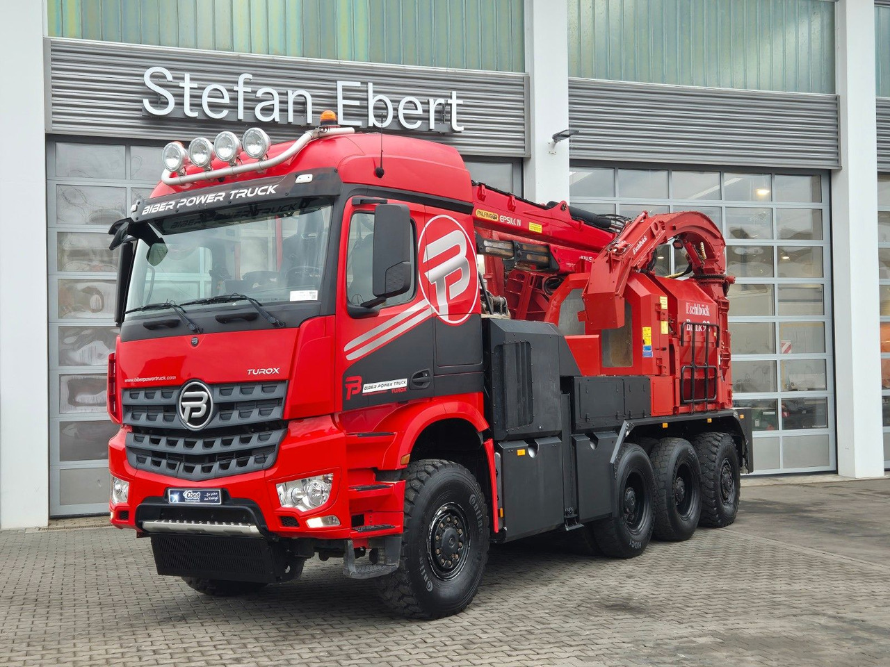 Mercedes-Benz TUROX 8x8 Eschlböck Biber 92 Holzhacker / 1.512h - Truk logging, Truk derek: gambar 3 Mercedes-Benz TUROX 8x8 Eschlböck Biber 92 Holzhacker / 1.512h - Truk logging, Truk derek: gambar 3