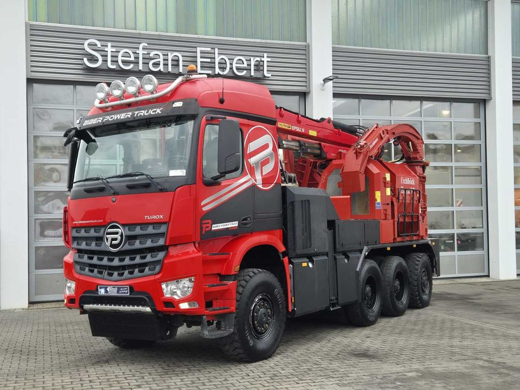 Mercedes-Benz TUROX 8x8 Eschlböck Biber 92 Holzhacker / 1.512h - Truk logging: gambar 1 Mercedes-Benz TUROX 8x8 Eschlböck Biber 92 Holzhacker / 1.512h - Truk logging: gambar 1