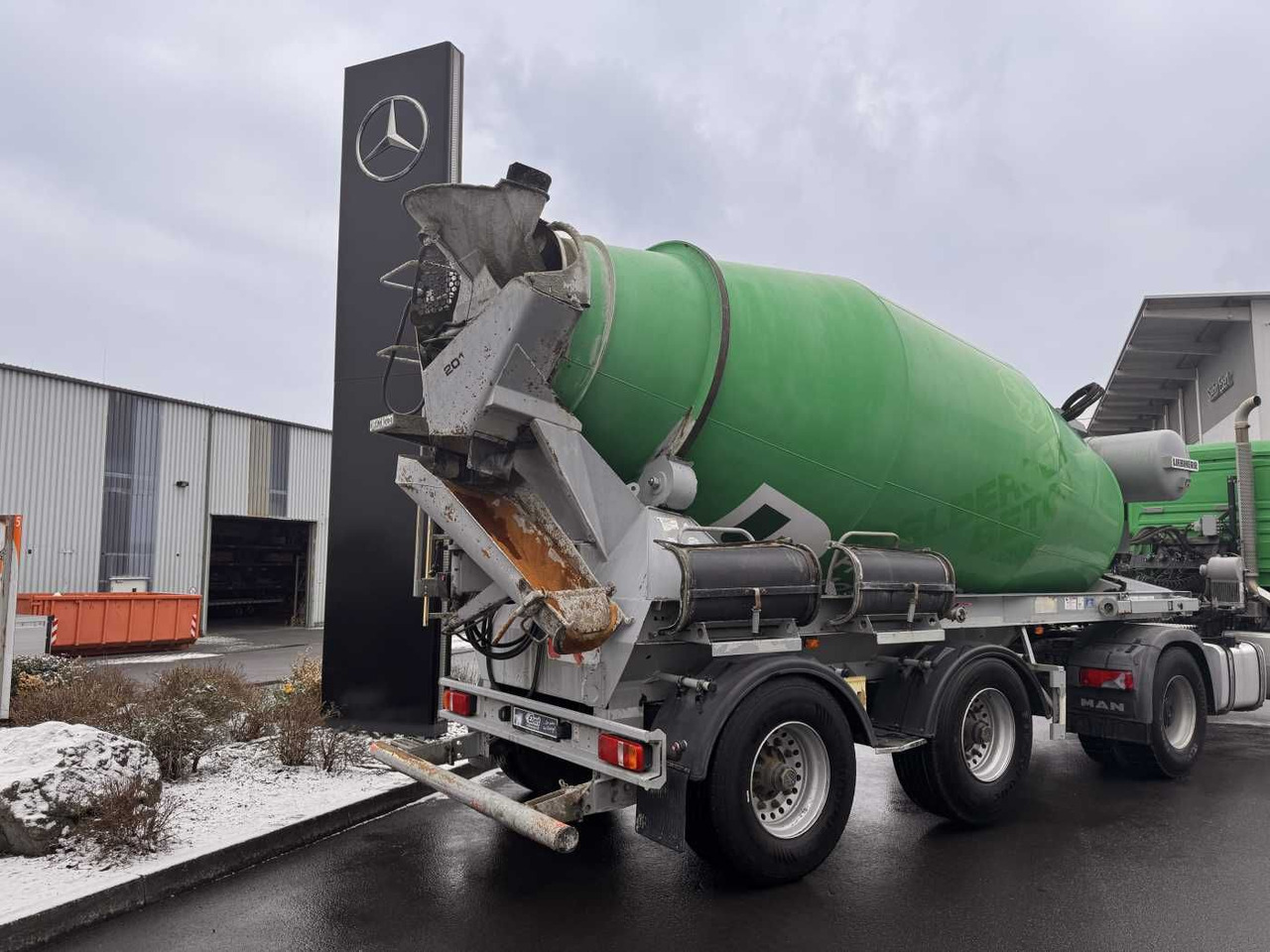 Semi-trailer mixer beton Müller-Mitteltal SF32BM/BT Liebherr HTM1004 10m³ BPW Liftachse: gambar 15 Semi-trailer mixer beton Müller-Mitteltal SF32BM/BT Liebherr HTM1004 10m³ BPW Liftachse: gambar 15