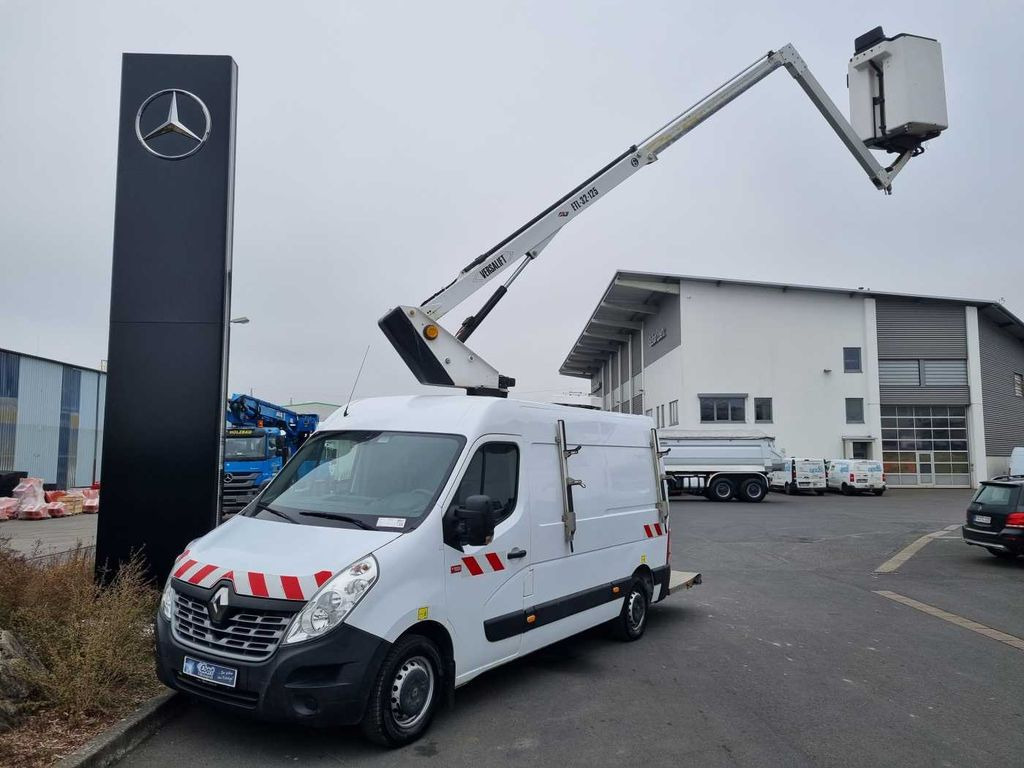 Renault Master 2.3 dCi / VERSALIFT ETL-32, 12,5m - Platform udara yang dipasang di truk, Van pengiriman: gambar 1 Renault Master 2.3 dCi / VERSALIFT ETL-32, 12,5m - Platform udara yang dipasang di truk, Van pengiriman: gambar 1