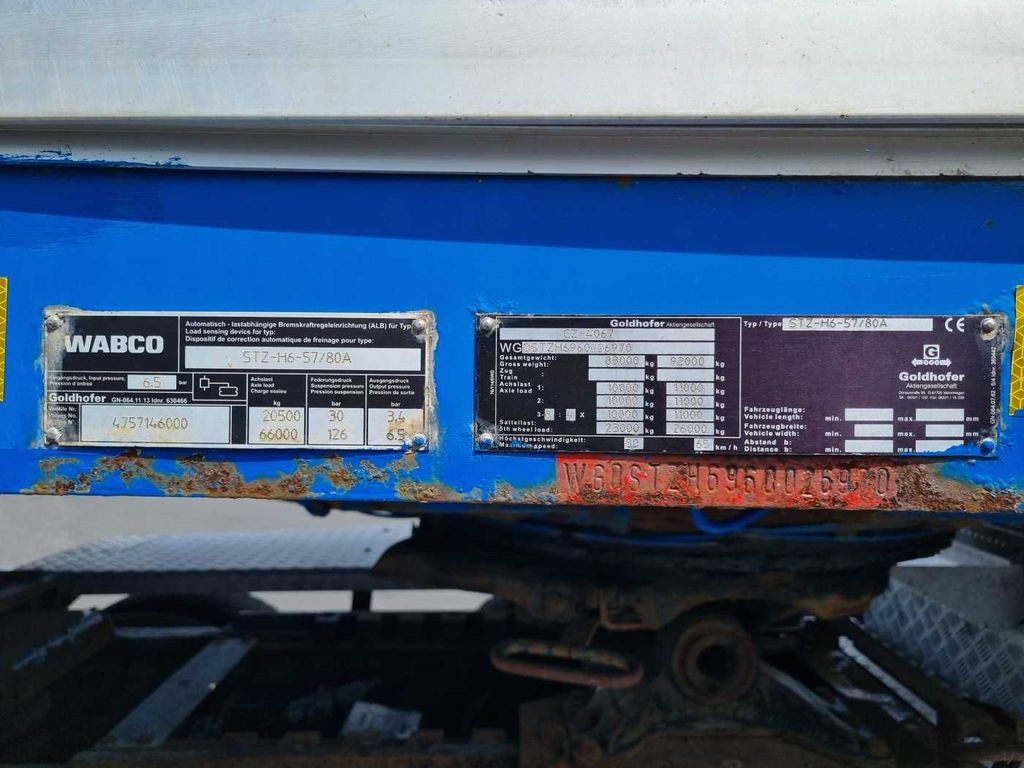 Semi-trailer Goldhofer STZ-H6-57/80A Teleskop-Tieflader Waggontransport Goldhofer STZ-H6-57/80A Teleskop-Tieflader Waggontransport: gambar 15