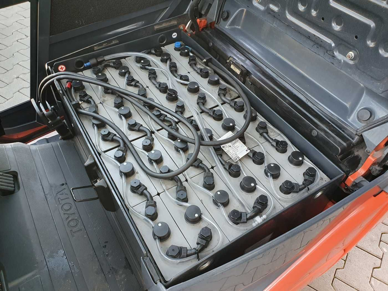 Forklift listrik Toyota 8FBET15 / Triplex: 4.30m / nur 3.489h! / 2022: gambar 11