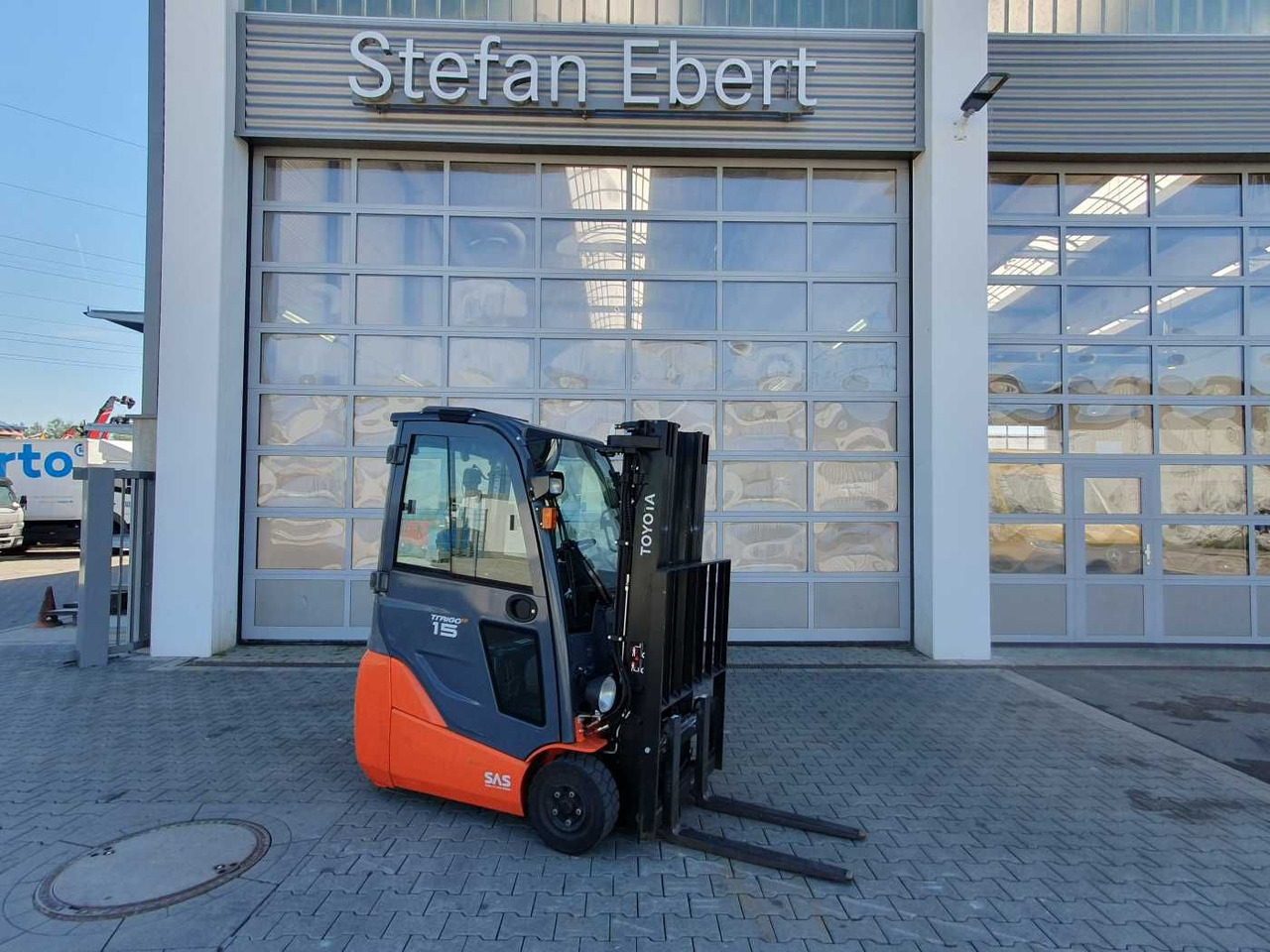 Toyota 8FBET15 / Triplex: 4.30m / nur 3.489h! / 2022 - Forklift listrik: gambar 1 Toyota 8FBET15 / Triplex: 4.30m / nur 3.489h! / 2022 - Forklift listrik: gambar 1