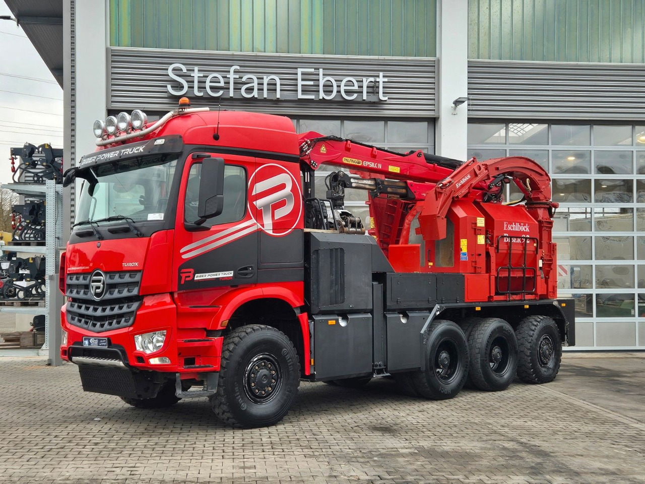 TUROX 8x8 Eschlböck Biber 92 Holzhacker / 1.512h - Truk, Truk derek: gambar 1 TUROX 8x8 Eschlböck Biber 92 Holzhacker / 1.512h - Truk, Truk derek: gambar 1