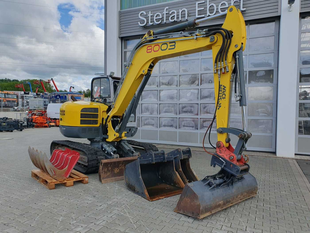 Wacker 8003 / MS08 / nur 4.035h / 2014 / Löffelpaket - Ekskavator mini: gambar 2 Wacker 8003 / MS08 / nur 4.035h / 2014 / Löffelpaket - Ekskavator mini: gambar 2