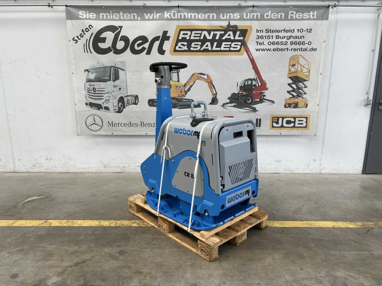 Weber CR 8 MDM Hatz-Diesel / 601kg / DEMO / 2022 - Pelat getar: gambar 1 Weber CR 8 MDM Hatz-Diesel / 601kg / DEMO / 2022 - Pelat getar: gambar 1