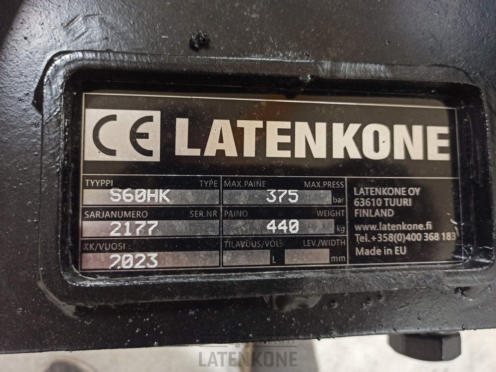 Skrup cepat untuk Peralatan konstruksi Laten Kallistuva pikaliitin S60 13-18ton hyd. 2-syl. TS: gambar 12