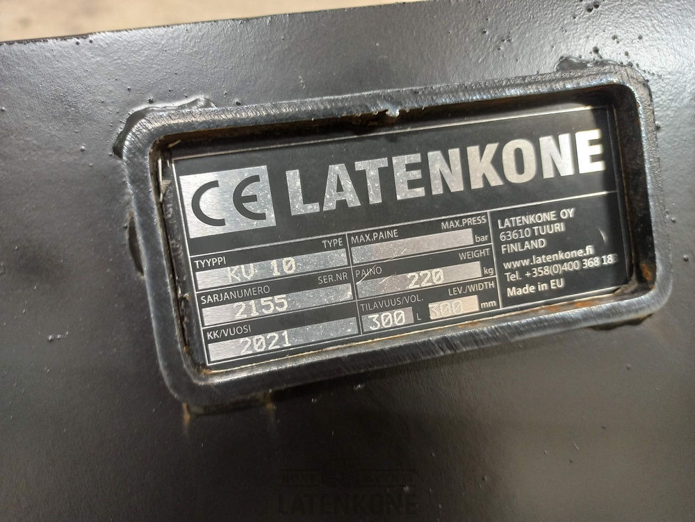 Ember untuk Peralatan konstruksi Laten Pelto-ojakauha 300L S45 5-8ton: gambar 10