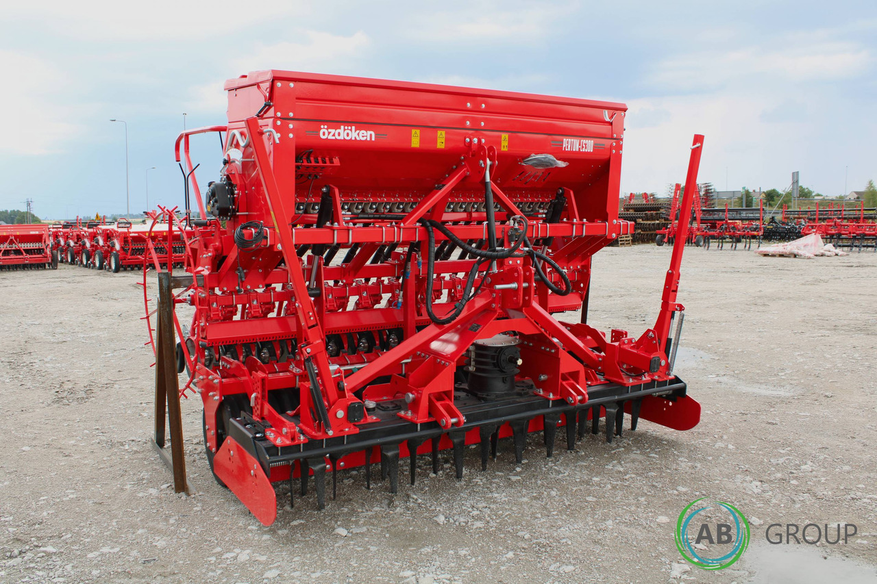Mounted seed drill combination with power harrow Ozdoken Pertum CS-300 – double disc, rubber roller - Menggabungkan bor benih: gambar 1 Mounted seed drill combination with power harrow Ozdoken Pertum CS-300 – double disc, rubber roller - Menggabungkan bor benih: gambar 1