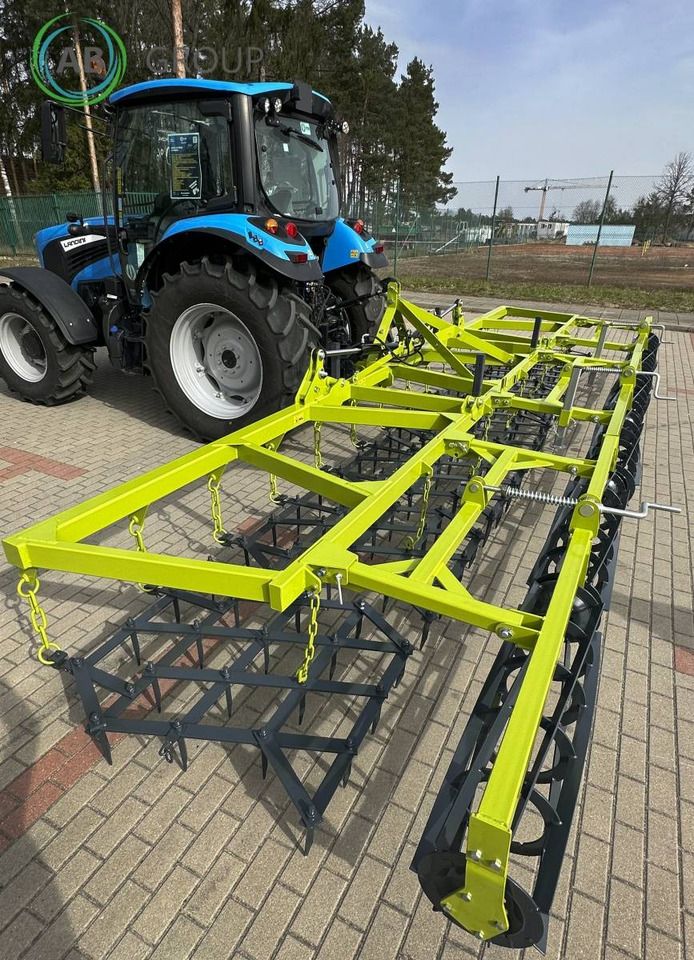 POM Augustów 7-field mounted tine harrow with string roller - Garu gerigi pegas: gambar 2 POM Augustów 7-field mounted tine harrow with string roller - Garu gerigi pegas: gambar 2