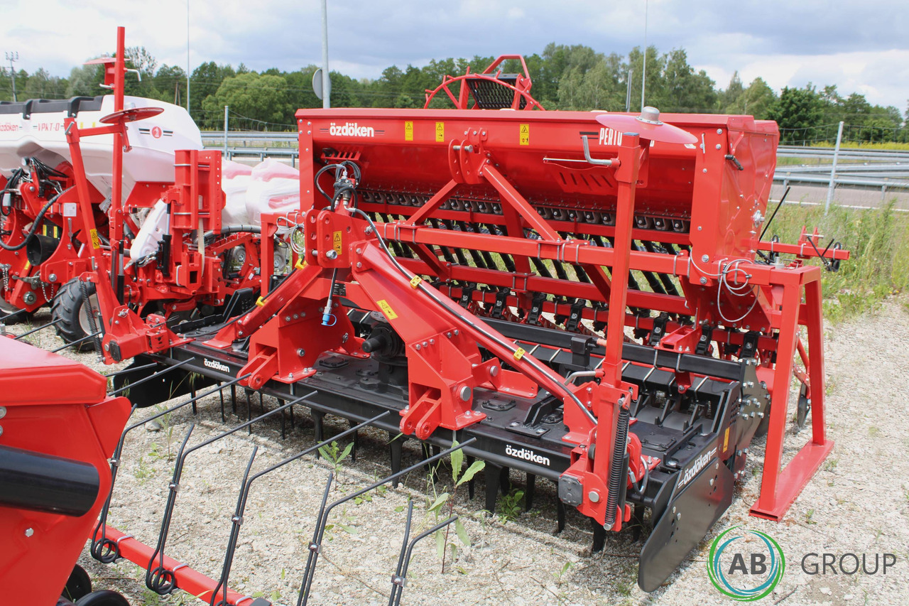 Seedbed and seeding unit mounted on Ozdoken Pertum CS-300 active harrow – single-disc coulter, Packer roller - Menggabungkan bor benih: gambar 1 Seedbed and seeding unit mounted on Ozdoken Pertum CS-300 active harrow – single-disc coulter, Packer roller - Menggabungkan bor benih: gambar 1
