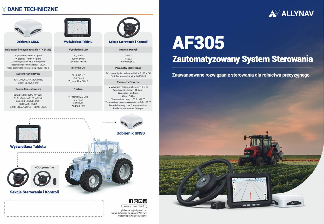 Zestaw sterowania siewnikiem Allynav - Sistem navigasi untuk Peralatan pertanian: gambar 3 Zestaw sterowania siewnikiem Allynav - Sistem navigasi untuk Peralatan pertanian: gambar 3
