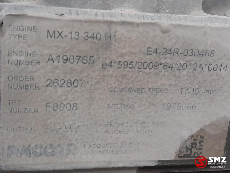 DAF Occ Motor DAF XF106 EURO 6 MX13 340 - Mesin untuk Truk: gambar 5 DAF Occ Motor DAF XF106 EURO 6 MX13 340 - Mesin untuk Truk: gambar 5