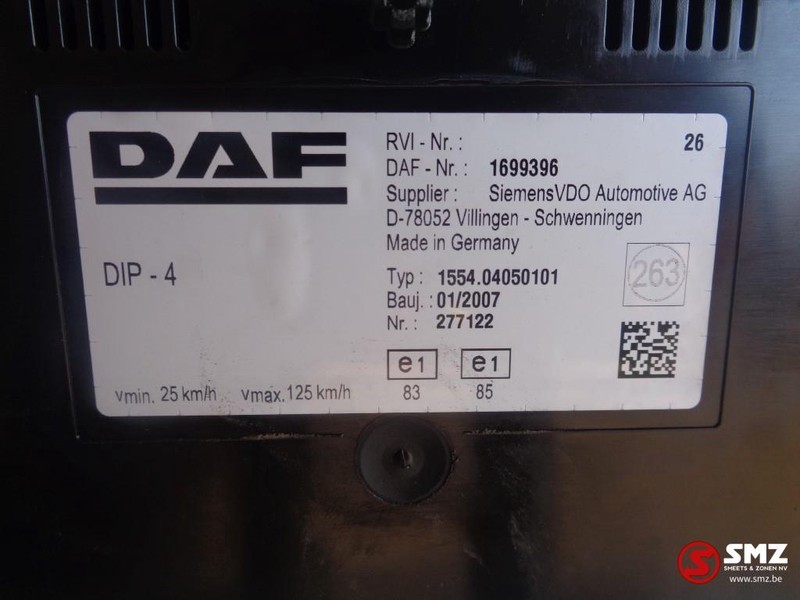 DAF Occ instrumentenpaneel daf xf105 - Dasbor untuk Truk: gambar 3 DAF Occ instrumentenpaneel daf xf105 - Dasbor untuk Truk: gambar 3