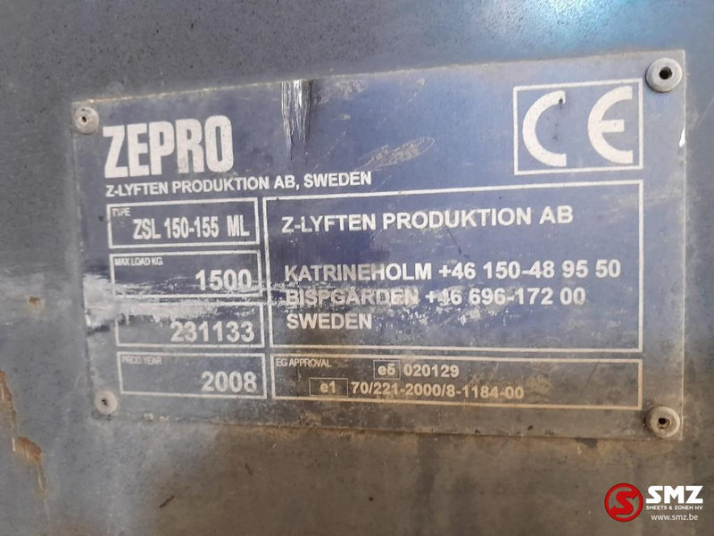 Pengangkatan ekor Diversen Occ laadlift + bediening Zepro: gambar 9