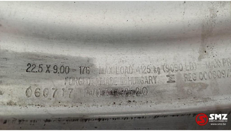 Diversen Occ set Alcoa aluminiumvelgen 9,00x22,5 - Pelek untuk Truk: gambar 5 Diversen Occ set Alcoa aluminiumvelgen 9,00x22,5 - Pelek untuk Truk: gambar 5
