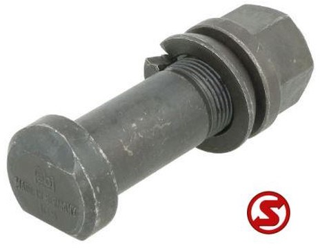 Diversen Wielbout M22x1.5 91mm + moer - Baut roda untuk Truk: gambar 1 Diversen Wielbout M22x1.5 91mm + moer - Baut roda untuk Truk: gambar 1
