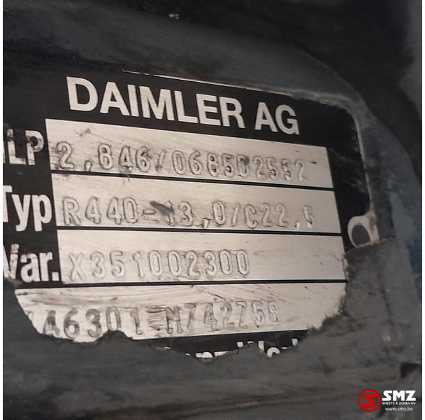 Mercedes-Benz Occ differentiëel R440-13,0/C22,5 i=2,846 Mercedes - Gigi diferensial untuk Truk: gambar 5 Mercedes-Benz Occ differentiëel R440-13,0/C22,5 i=2,846 Mercedes - Gigi diferensial untuk Truk: gambar 5