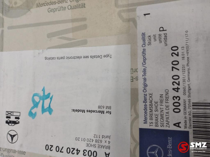 Mercedes-Benz Remschoen achter mercedes vito w638 a0034207020 - Bagian Rem untuk Truk: gambar 2 Mercedes-Benz Remschoen achter mercedes vito w638 a0034207020 - Bagian Rem untuk Truk: gambar 2