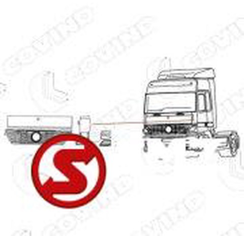 Mercedes-Benz Windgeleider rechts actros mp1 - Aerodinamika/ Spoiler untuk Truk: gambar 2 Mercedes-Benz Windgeleider rechts actros mp1 - Aerodinamika/ Spoiler untuk Truk: gambar 2