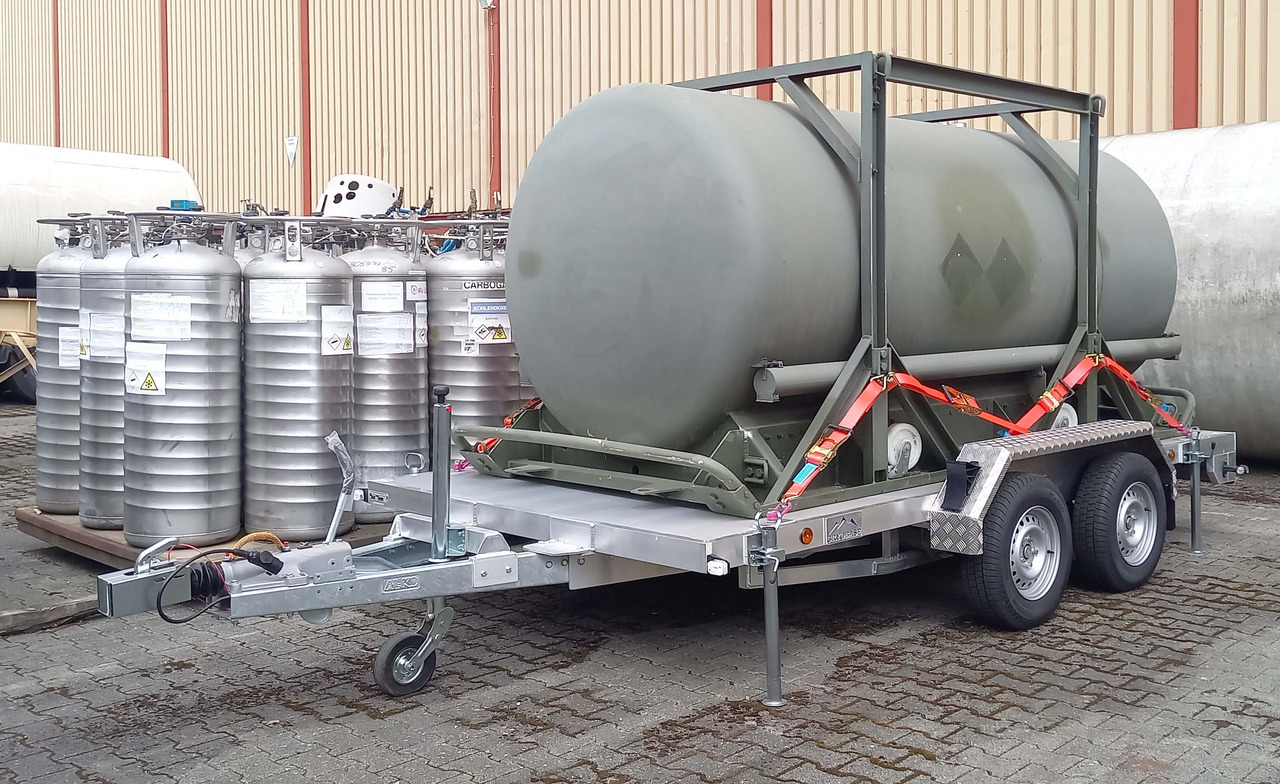 CRYOBASE Gas tank cryogenic trailer used for nitrogen, oxygen, argon - Trailer tangki: gambar 1 CRYOBASE Gas tank cryogenic trailer used for nitrogen, oxygen, argon - Trailer tangki: gambar 1