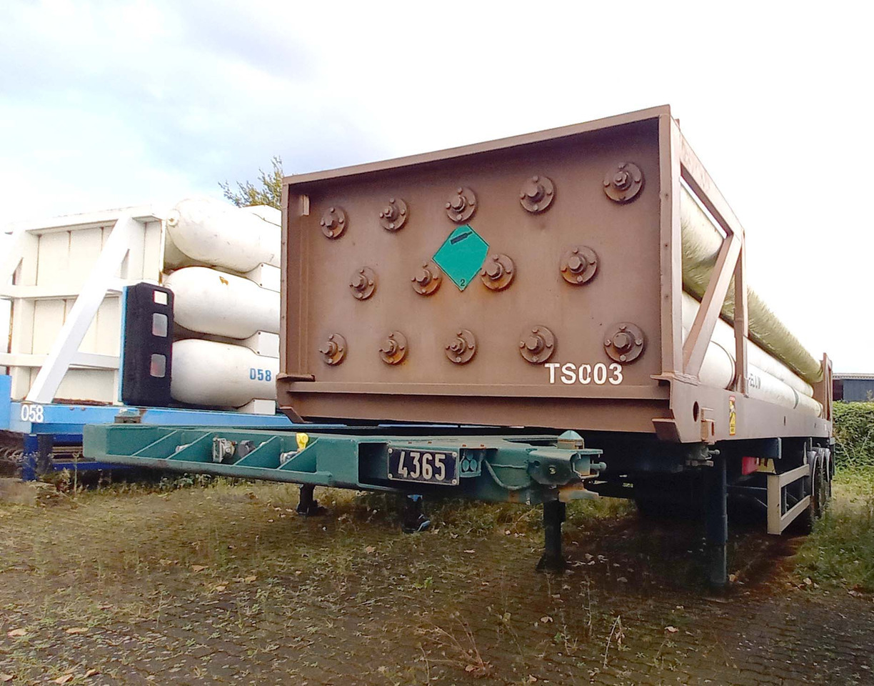 FRUEHAUF Gas tank tube semi-trailer used for compressed helium, hydrogen, Wasserstoff - Semi-trailer tangki: gambar 2 FRUEHAUF Gas tank tube semi-trailer used for compressed helium, hydrogen, Wasserstoff - Semi-trailer tangki: gambar 2