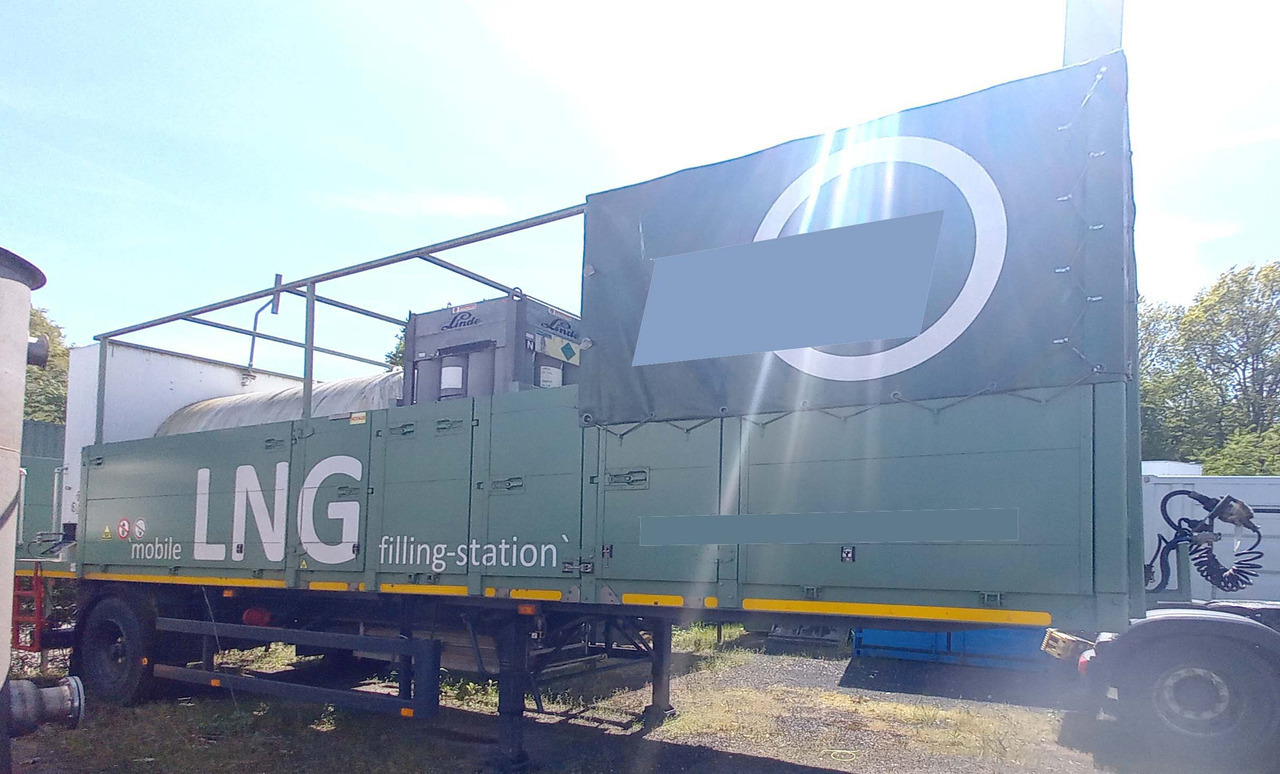 Messer Griesheim Gas tank semi-trailer used for LNG/CNG mobile filling station Methan Gas Cryogenic - Semi-trailer tangki: gambar 1 Messer Griesheim Gas tank semi-trailer used for LNG/CNG mobile filling station Methan Gas Cryogenic - Semi-trailer tangki: gambar 1
