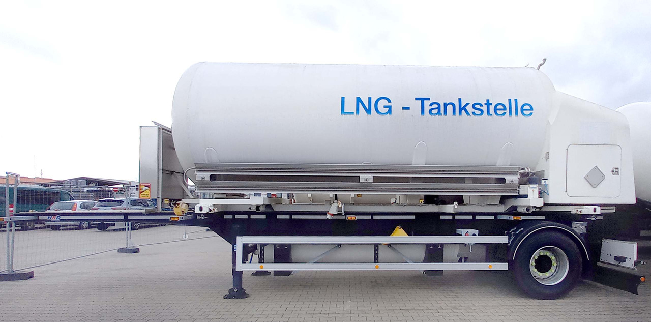 Schwingenschlögel LNG tank filling station Methan Gas Cryogenic tank gas tank - Semi-trailer tangki: gambar 2 Schwingenschlögel LNG tank filling station Methan Gas Cryogenic tank gas tank - Semi-trailer tangki: gambar 2