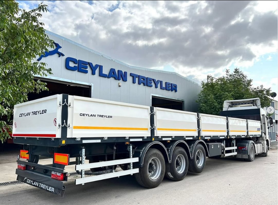 CEYLAN 3 AXLES FLATBED&PLATFORM WITH SIDE COVER - Semi-trailer flatbed: gambar 1 CEYLAN 3 AXLES FLATBED&PLATFORM WITH SIDE COVER - Semi-trailer flatbed: gambar 1