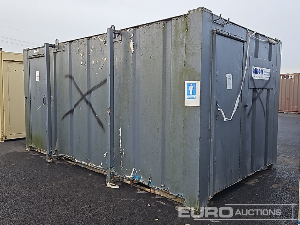 16' x 9' Toilet Block (Cannot Be Reconsigned) - Kontainer pengiriman: gambar 1 16' x 9' Toilet Block (Cannot Be Reconsigned) - Kontainer pengiriman: gambar 1