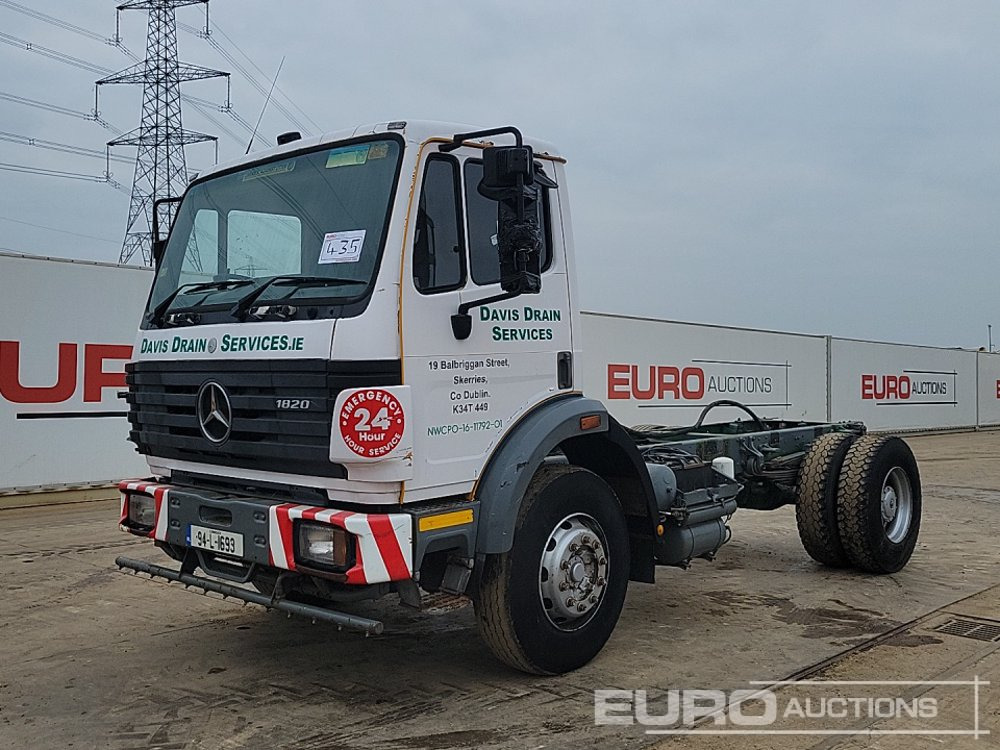 1994 Mercedes 1820K - Truk sasis: gambar 1 1994 Mercedes 1820K - Truk sasis: gambar 1