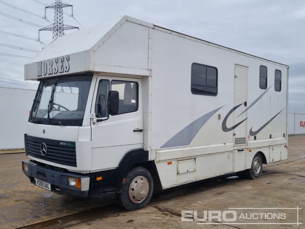 1998 Mercedes 814 - Truk pengangkut kuda: gambar 1 1998 Mercedes 814 - Truk pengangkut kuda: gambar 1