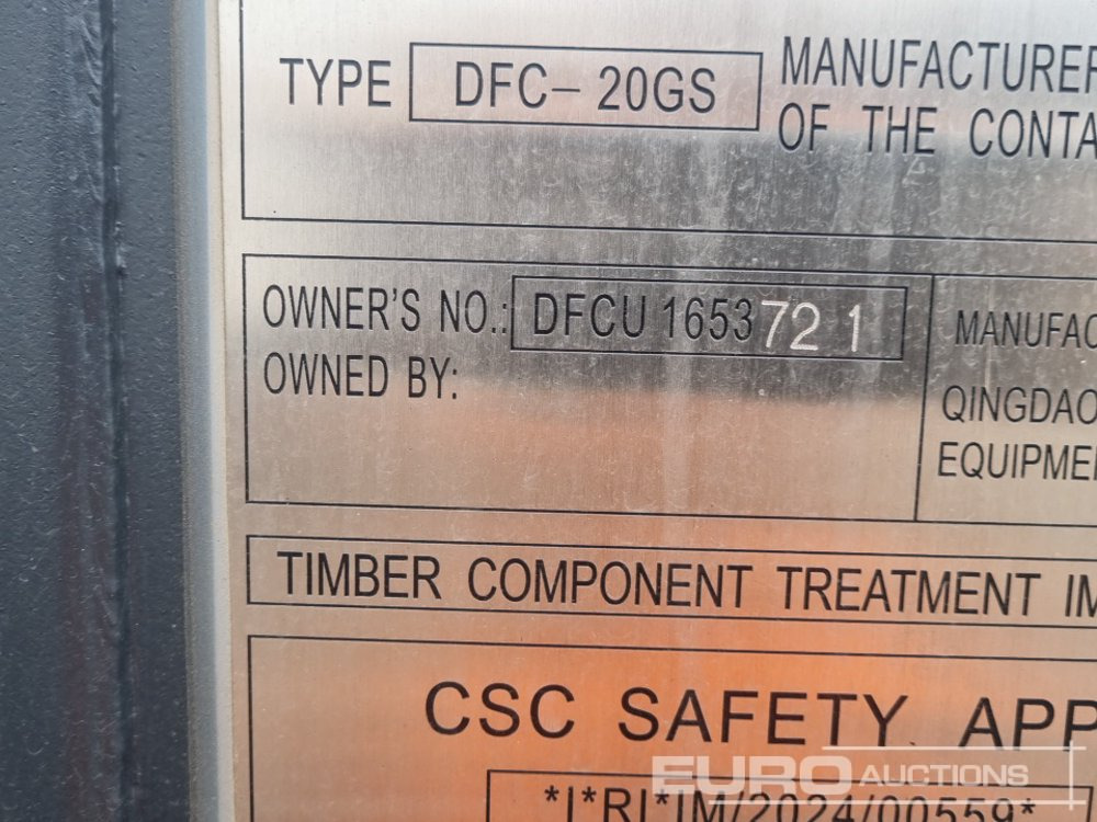 Kontainer pengiriman 20' x 8' Container, 2 Side Doors, 1 End Door (Cannot Be Reconsigned): gambar 19