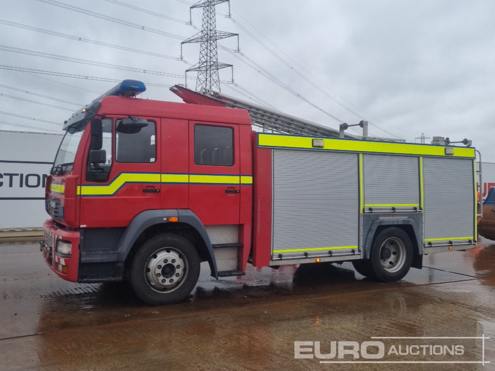2002 MAN 4x2 Fire Engine, Automatic Gearbox - Truk pemadam kebakaran: gambar 1 2002 MAN 4x2 Fire Engine, Automatic Gearbox - Truk pemadam kebakaran: gambar 1