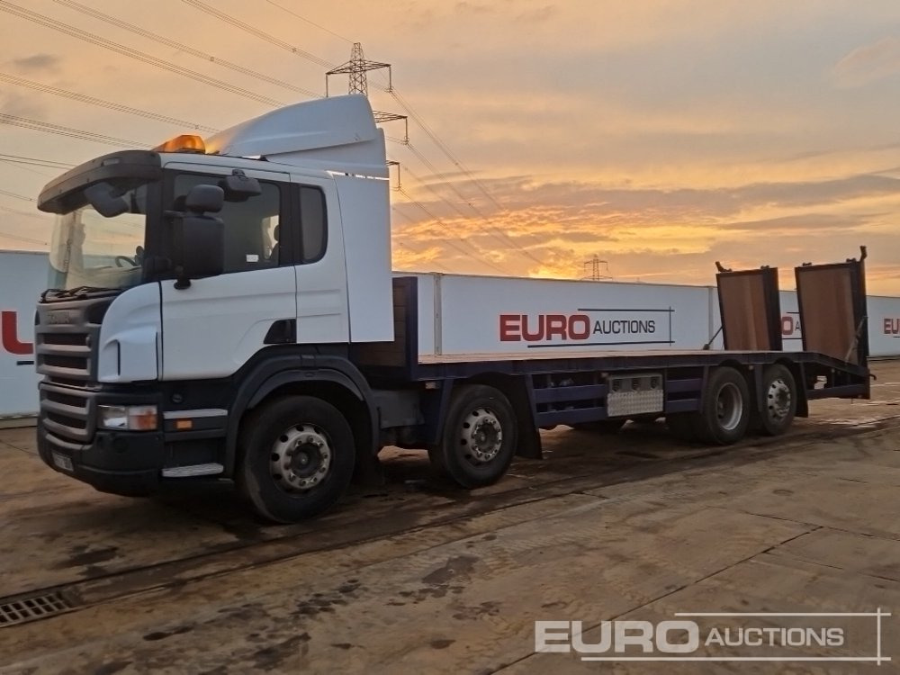 2008 Scania P340 - Truk flatbed: gambar 1 2008 Scania P340 - Truk flatbed: gambar 1