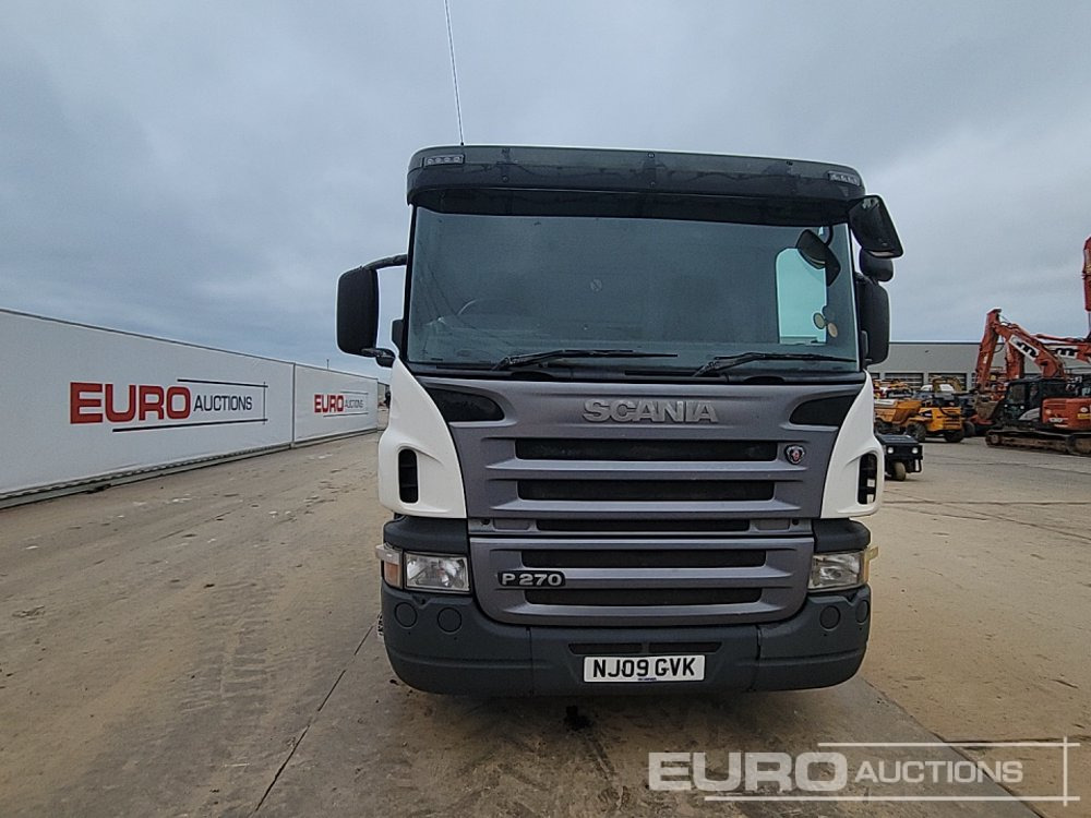 Truk flatbed untuk pengangkutan mesin berat 2009 Scania P270: gambar 8