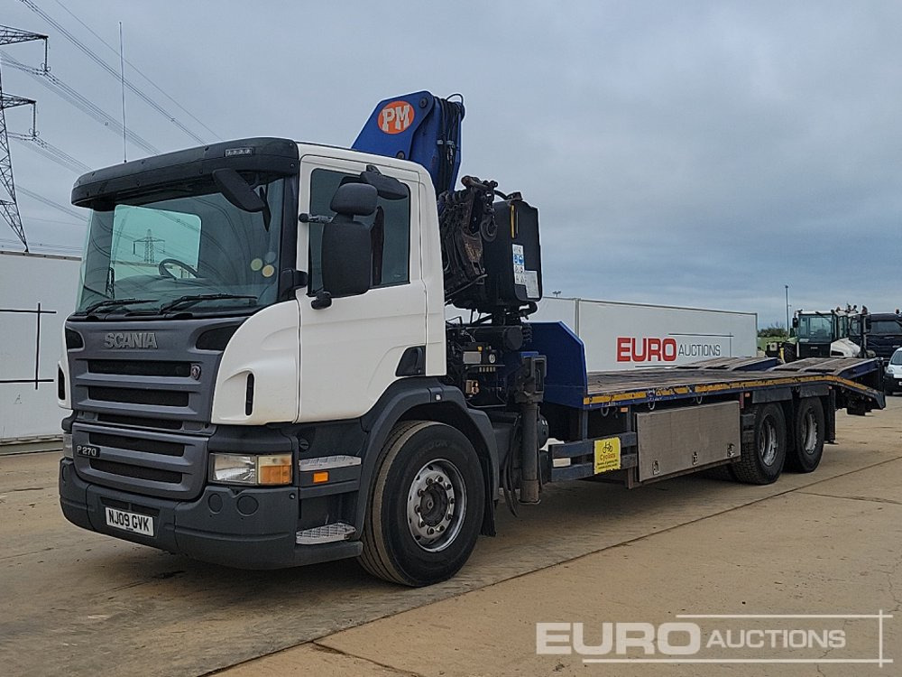 2009 Scania P270 - Truk flatbed: gambar 1 2009 Scania P270 - Truk flatbed: gambar 1